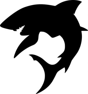 Naklejka REKIN SHARK 17 X 16 CM