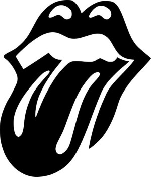 Naklejka Rolling Stones Język 16 X 13,7 Cm