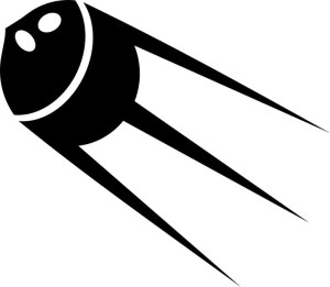 Naklejka SPUTNIK 10 X 11,5 CM