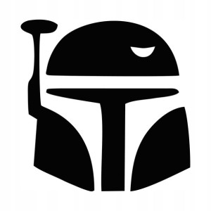 Naklejka STAR WARS BOBA FETT 10 X 9,9 CM