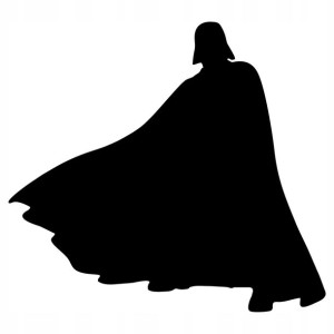 Naklejka STAR WARS DARTH VADER 11 X 12 CM