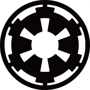 Naklejka STAR WARS IMPERIUM 10 X 10 CM