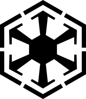 Naklejka STAR WARS SITH 13 X 11,3 CM