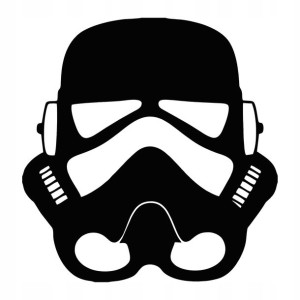 Naklejka Star Wars Stormtrooper 15 X 14,5 Cm