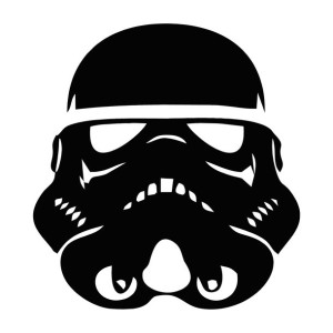 Naklejka Star Wars Stormtrooper 16 X 14,9 Cm