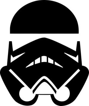 Naklejka Stormtrooper Star Wars 15 X 12,6 Cm