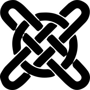 Naklejka Symbol Węzeł Celtycki 15 X 15 Cm