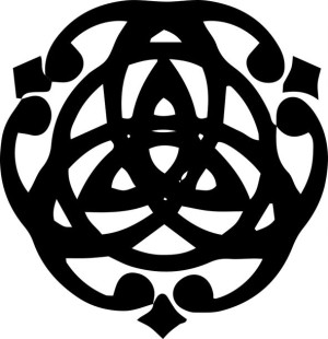 Naklejka Symbol Węzeł Celtycki 9,3 X 9 Cm