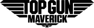 Naklejka TOP GUN MAVERICK 8,8 X 29 CM