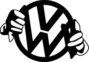 Naklejka VOLKSWAGEN TUNING 10 X 14,3 CM