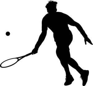 naklejki TENIS ZIEMNY 12 X 13 CM