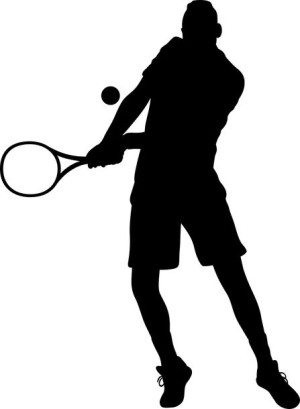 naklejki TENIS ZIEMNY tenisista tenisistka