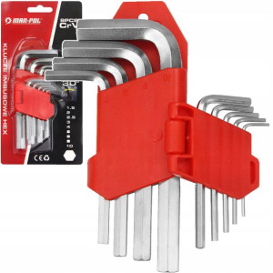 Klucze Imbusowe Imbusy Stal Crv Hex 1.5-10mm Mocne