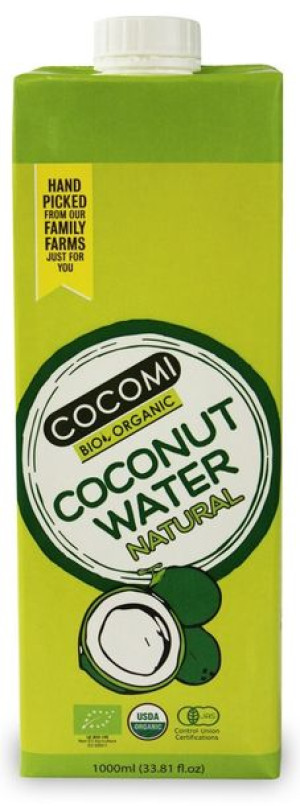Woda Kokosowa Naturalna Bio 1 L - Cocomi
