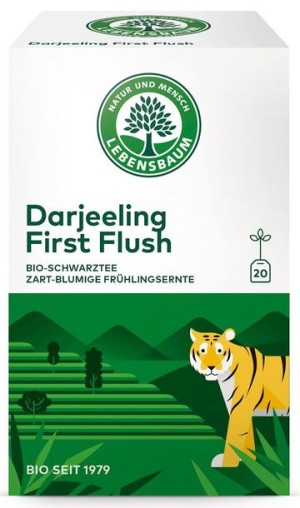 Herbata Czarna Darjeeling Ekspresowa Bio (20 X 1,5 G) - Lebensbaum