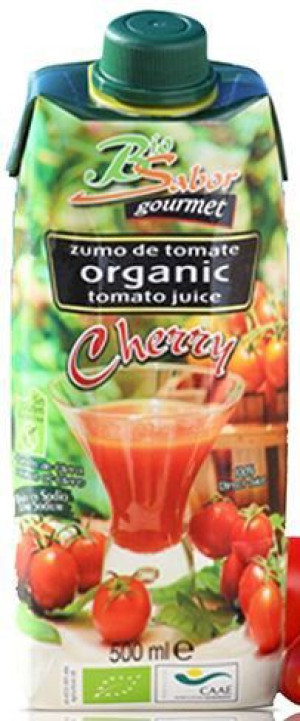 Sok Z Pomidorów Cherry Bezglutenowy Bio 500 Ml - Biosabor