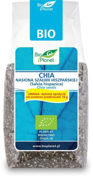 Chia - Nasiona Szałwii Hiszpańskiej Bio 200 G - Bio Planet