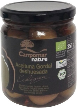 Oliwki Zielone Gordal Bez Pestki Bio 350 G - Campomar Nature
