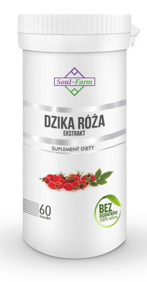 Dzika Róża Ekstrakt 500 Mg 60 Kapsułek - Soul Farm