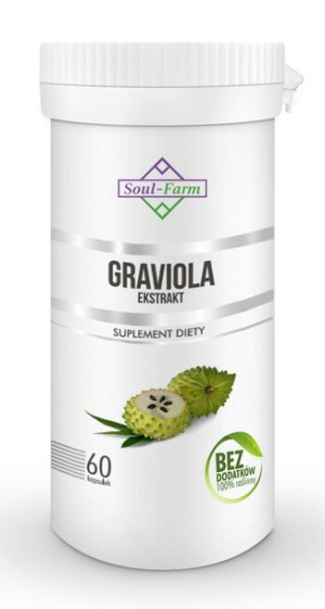Graviola Ekstrakt 550 Mg 60 Kapsułek - Soul Farm