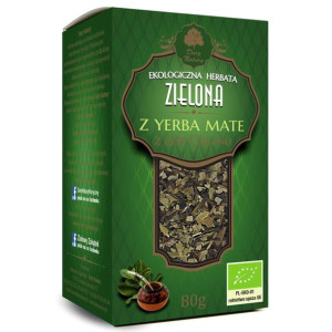 Herbata Zielona Z Yerba Mate Bio 80 G - Dary Natury