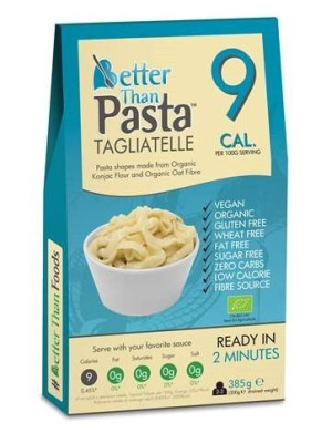 Makaron Konjac Tagliatelle Bezglutenowy Bio 385 G - Better Than Foods