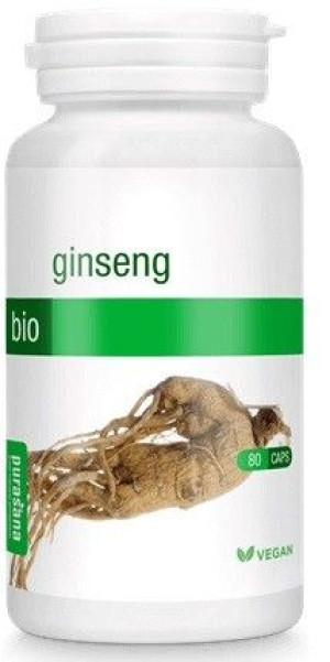 Żeń-szeń W Kapsułkach Bio 29,6 G (80 Szt.) - Purasana