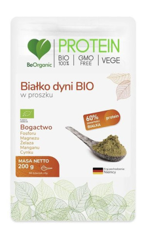 Białko Dyni W Proszku Bezglutenowe Bio 200 G - Ecoblik
