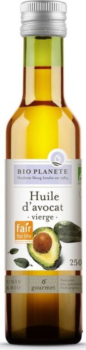 Olej Z Miąższu Awokado Tłoczony Na Zimno Bio 250 Ml - Bio Planete