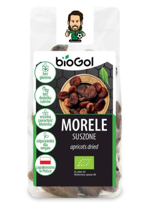 Morele Suszone Bezglutenowe Bio 150 G - Biogol