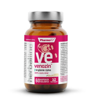 Venozin Na Krążenie Żylne 60 Kapsułek 29,49 G - Pharmovit (herballine)