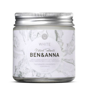 Pasta Do Zębów Wybielająca Bez Fluoru Eco 100 Ml (słoik) - Ben & Anna