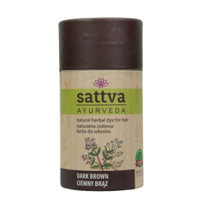 Henna Ciemny Brąz 150 G - Sattva