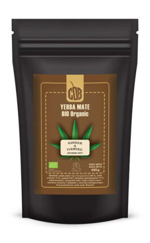 Yerba Mate Ginger & Turmeric Bio 400 G - Organic Mate Green