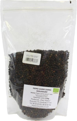 Pieprz Czarny Ziarnisty Bio 500 G - Horeca (dary Natury)
