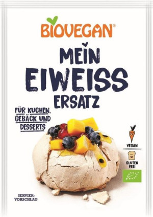Substytut Białka Jaj W Proszku Wegański Bezglutenowy Bio 40 G - Biovegan