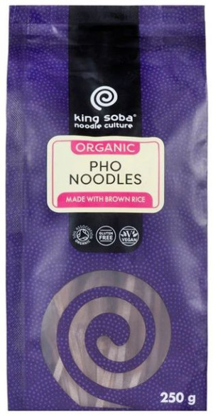 Makaron (ryżowy Razowy Typu Noodle) Pho Bezglutenowy Bio 250 G - King Soba