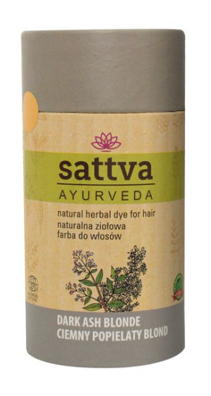 Henna Ciemny Popielaty Blond Eco 150 G - Sattva