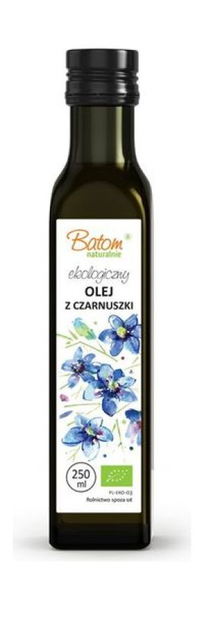 Olej Z Czarnuszki Tłoczony Na Zimno Bio 250 Ml - Batom