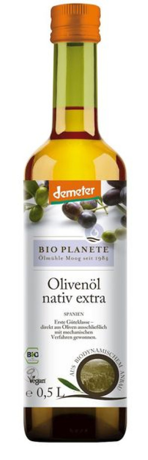 Oliwa Z Oliwek Extra Virgin Demeter Bio 500 Ml - Bio Planete
