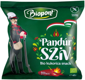 Chrupki Kukurydziane O Smaku Ostrej Papryki Bezglutenowe Bio 45 G - Biopont