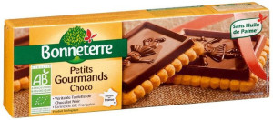 Herbatniki Z Gorzką Czekoladą Bio 150 G - Bonneterre