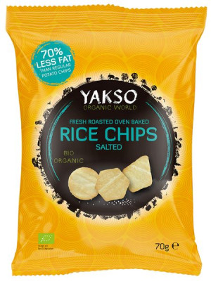 Krakersy Ryżowe Mini Solone Bio 70 G - Yakso