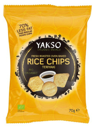 Krakersy Ryżowe Mini O Smaku Teriyaki Bio 70 G - Yakso