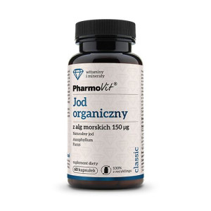 Jod Z Alg Morskich Bezglutenowy 60 Kapsułek 21,06 G - Pharmovit (classic)