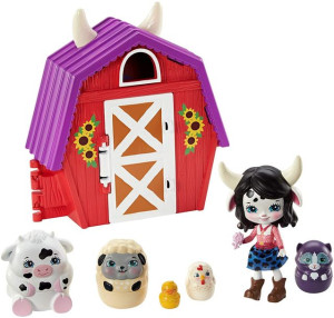 Domek Zwierzaczki Niespodzianka Cambrie Cow - Enchantimals - Gtm46 Gtm48