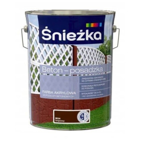 Farba Beton Posadzka Brąz 5L ŚNIEŻKA