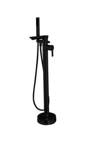 INVENA GLAMOUR Bateria wannowa wolnostojąca, czarna BW-02-W04