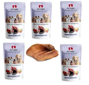 Petner Koza Z Malinami Karma Dla Psa 5x500g Gratis