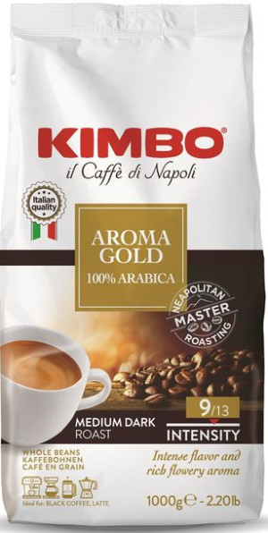 Kimbo Aroma Gold 1 kg - kawa ziarnista